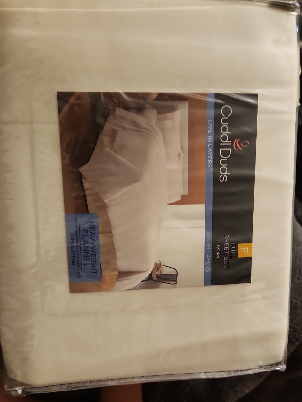 Cuddl  Duds Heavyweight Flannel Sheets.